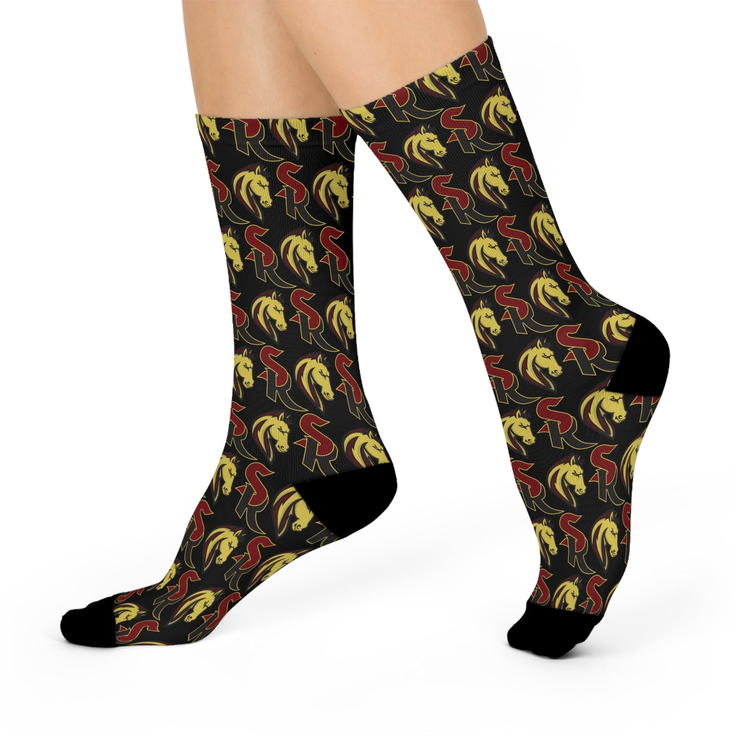 Crew Socks - Shadow Ridge High School Logo Design