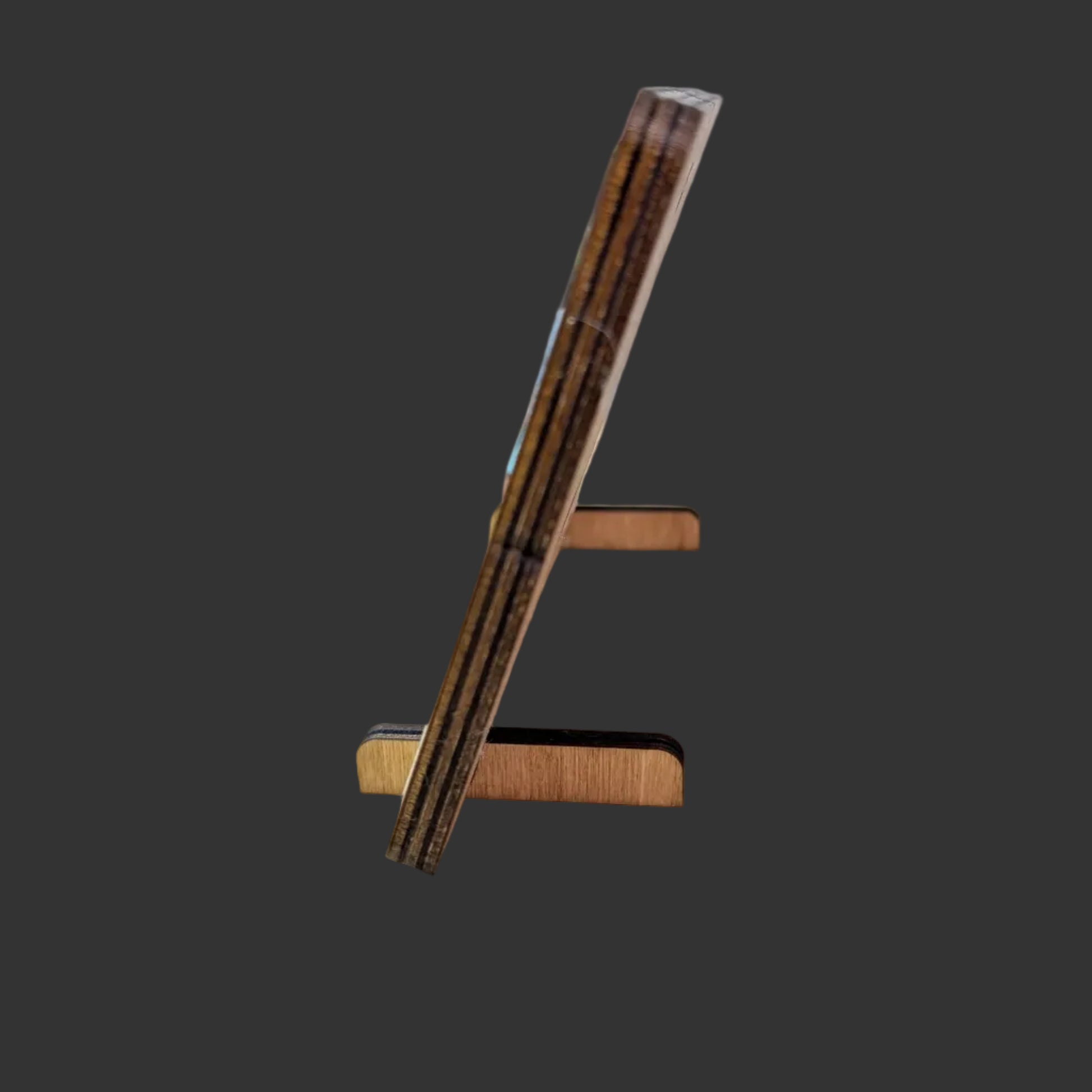 Wooden photo frame side shot - Golden Oak