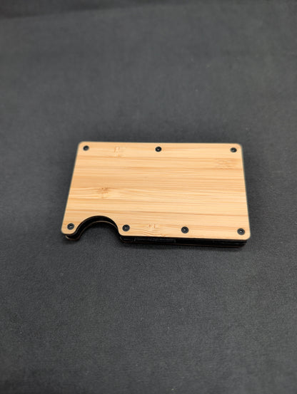 Bamboo Wood Minimalist Wallet