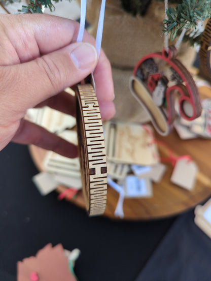 Kerf Edge 2 Layer Ornament