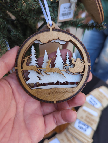 Kerf Edge 2 Layer Ornament