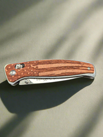 We The People - American Flag Knife.
